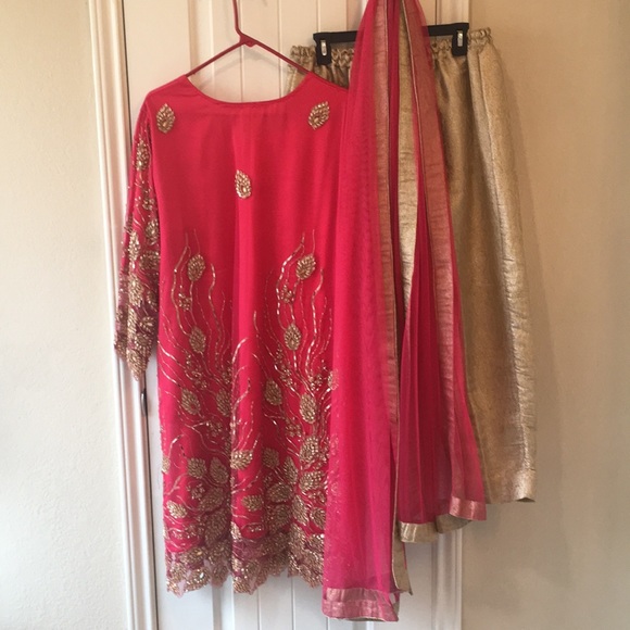 Pakistani dress/shalwar kameez SOLD - Picture 2 of 8
